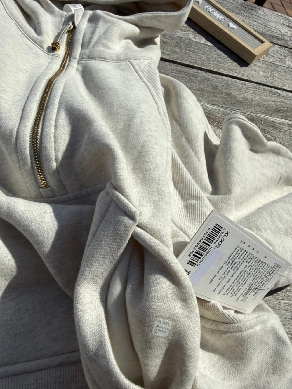 Lululemon Scuba Oversized Half-Zip‎ Hoodie XL/XXL NWT